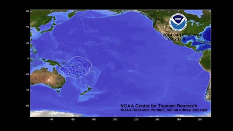 Eine-Animation-Zeigt-Die-Wellen,-Die-Vom-Großen-Japanischen-Erdbeben-Und-Tsunami-Ausgehen