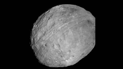 NASA-Animation-Eines-Asteroiden,-Der-Sich-Durch-Den-Weltraum-Bewegt