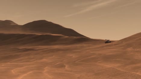 NASA-Animation-Des-Neugier-Rovers,-Der-Die-Marsoberfläche-Erforscht-5