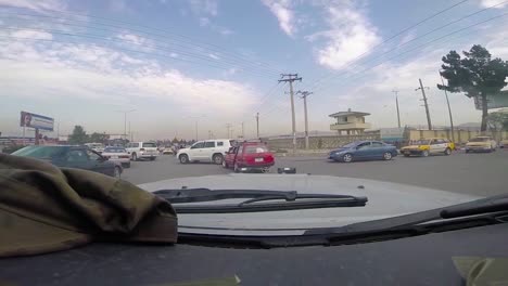Pov-Shots-Of-Soldiers-Driving-A-Car-In-And-Around-Kabul-Afghanistan-1