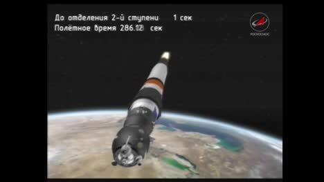 Película-Animada-Describe-Varias-Etapas-De-Un-Cohete-Soyuz-Ruso-En-El-Vuelo-3