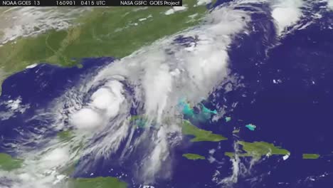 Satellitenverfolgung-Eines-Tropensturms-über-Der-Karibik