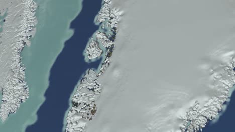 Ein-Zoom-Aus-Dem-Arktischen-Meereis-Grönlands-In-Die-Welt-Aus-Dem-Weltraum
