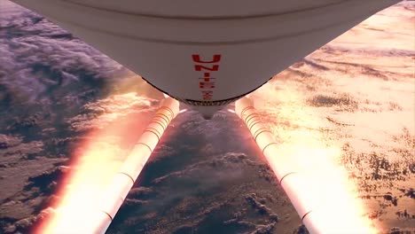Ein-Wunderschöner-Simulierter-Raketenstart-Durch-Wolken-1