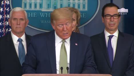 President-Donald-Trump-Addresses-The-Covid19-Coronavirus-Crisis-Saying-The-Government-Is-Urging-People-To-Stay-Home-For-Two-Weeks