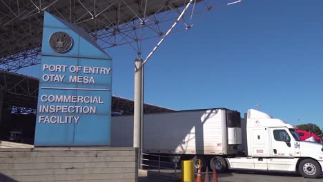 Shipping-And-Trucking-At-The-Us-Mexico-Border-Customs-Area-Increases-During-The-Covid19-Coronavirus-Epidemic-Outbreak-Port-Of-Entry-Commercial-Inspection-Facility