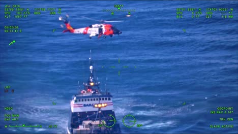 Coast-Guard-Airstation-Kodiak-Mh60-Jayhawk-Helicopter-Crew-Helps-Medevac-An-Injured-Fisherman