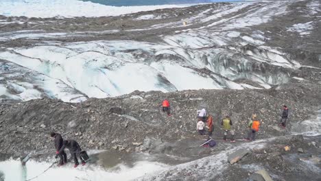 National-Guard-And-Military-Recover-Debris-And-Human-Remains-From-A-1952-Crash-Site-In-the-Chugach-Mountains-On-A-Glacier-2