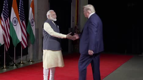 US-Präsident-Und-Indischer-Premierminister-Narendra-Modi-Bei-Der-Howdy-Modi-Veranstaltung-In-Houston,-Texas