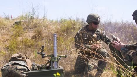 Us-Marines-Fire-M224-60-Mm-Mortars-During-A-Live-Fire-Military-Training-Exercise-At-Camp-Pendleton-Ca-2