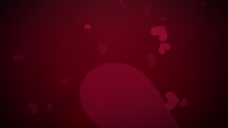 Animationsbewegung-Kleine-Rote-Romantische-Herzen-Am-Valentinstag-Glänzender-Hintergrund-1