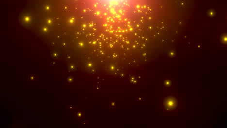 Movimiento-De-Partículas-De-Oro-Y-Estrellas-En-La-Galaxia-De-Fondo-Abstracto-3
