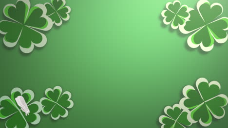 Animation-motion-small-green-shamrocks-on-Saint-Patrick-Day-pattern-background.-1