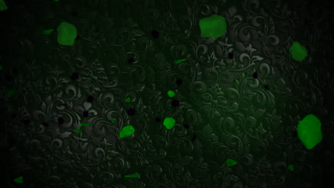 Animation-motion-green-leaves-of-shamrocks-on-Saint-Patrick-Day-shiny-background-1