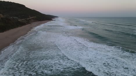 Sunrise-Sea-Ocean-Waves-Drone
