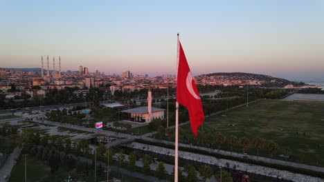 Türkisches-Symbol-Flagge