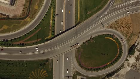 Aerial-Drone-Road-Intersection-Traffic