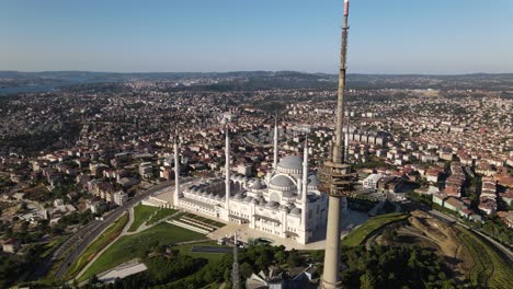 Vista-Aérea-De-La-Gran-Mezquita-Camlica-De-Estambul