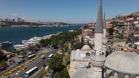 Mihrimahsultan-Moschee-Istanbul-Luftdrohne