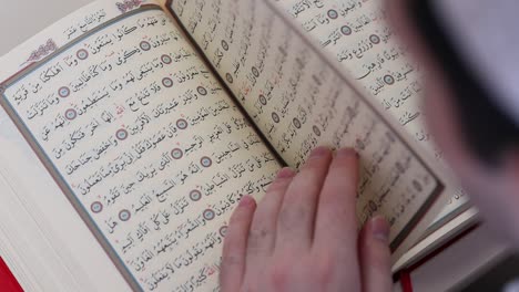 Close-Up-Of-Young-Man-Reading-Quran