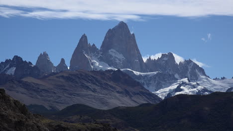 Argentinien-Fitz-Roy-Mit-Blauem-Himmel