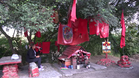 Argentina-shrine-to-a-folk-saint-near-Salta