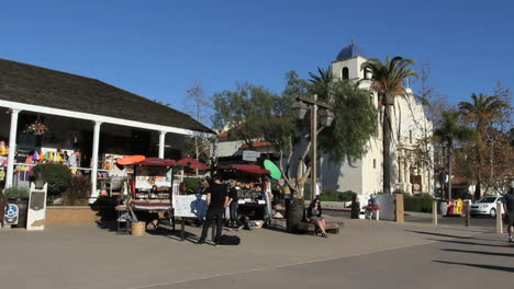 Kalifornien-San-Diego-Altstadt-Szene