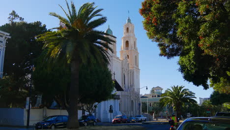 San-Francisco-California-street-tower-of-mission-church