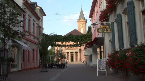 Alemania-Renania-Pfalz-Town-Street-Y-La-Iglesia