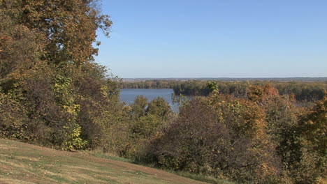 Iowa-Blick-Auf-Mississippi-Im-Herbst