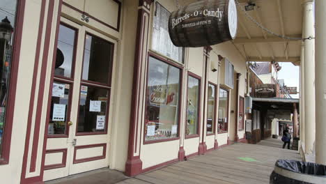 Virginia-City-Nevada-boardwalk-with-shop-windows