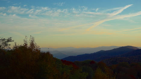 North-Carolina-Smoky-Mountains-evening-sky-paning