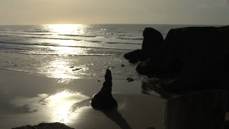 Bandon-Oregon-Sonne-Auf-Dem-Meer