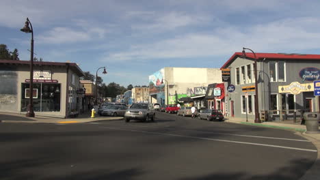 Oregon-Newport-Stadt-Und-Straßen