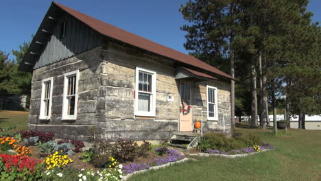 Reedsburg-Wisconsin-Pionier-Blockhaus-Hütte
