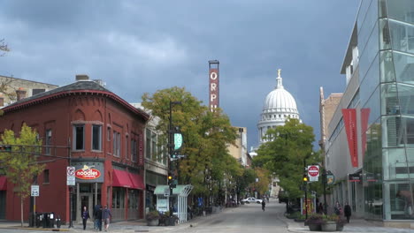 Wisconsin-Madison-State-Straßenlaterne-Auf-Kuppel