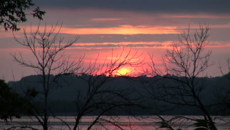 Wisconsin-Sonnenuntergang-Am-Mississippi-Fluss