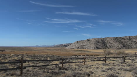 Wyoming-Martins-Bucht-Mit-Zaun