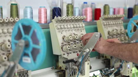 Industrienähmaschinen-Textil