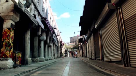 Empty-Old-City-Street-Urban-View