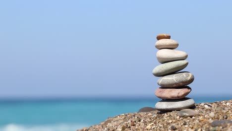 Stacked-Stones-In-Beach
