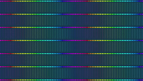 Bunte-Linien-Und-Punkte-Futuristisches-Muster-Mit-Neonfarbe