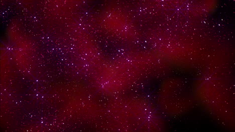 Rote-Sternenklare-Felder-Und-Fliegenglitter-Und-Duts-In-Der-Galaxie