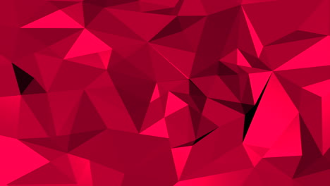 Small-red-low-poly-geometric-shapes