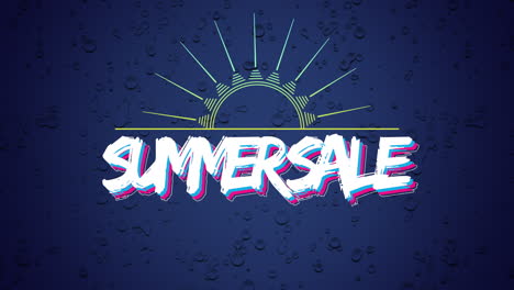 Summer-Sale-with-sun-rays-and-drops-of-water