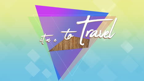 Time-To-Travel-with-triangles-on-gradient-texture