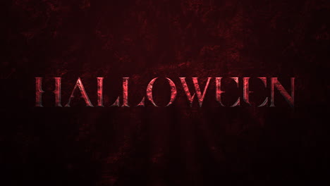 Halloween-En-La-Pared-Oscura-Con-Sangre-Roja