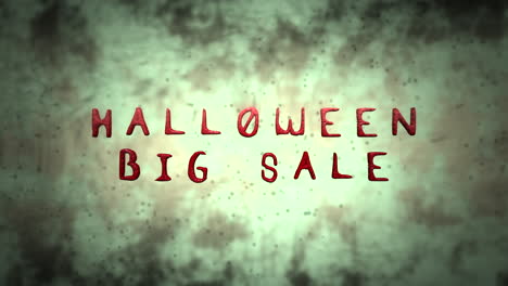 Halloween-Großer-Verkauf-Auf-Grünem-Giftigem-Mit-Glitzern
