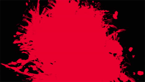 Spritzende-Rote-Kunstpinsel