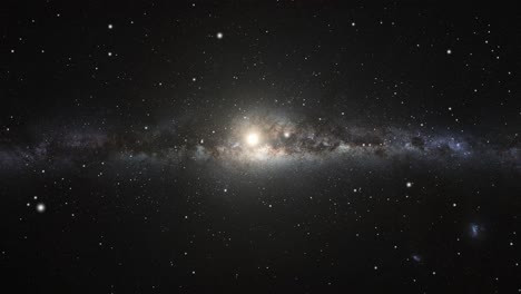 Sternenübersäter-Raum-Der-Milchstraße